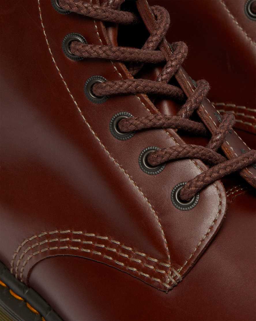 braune dr. martens 1460 abruzzo herren-schnürstiefel