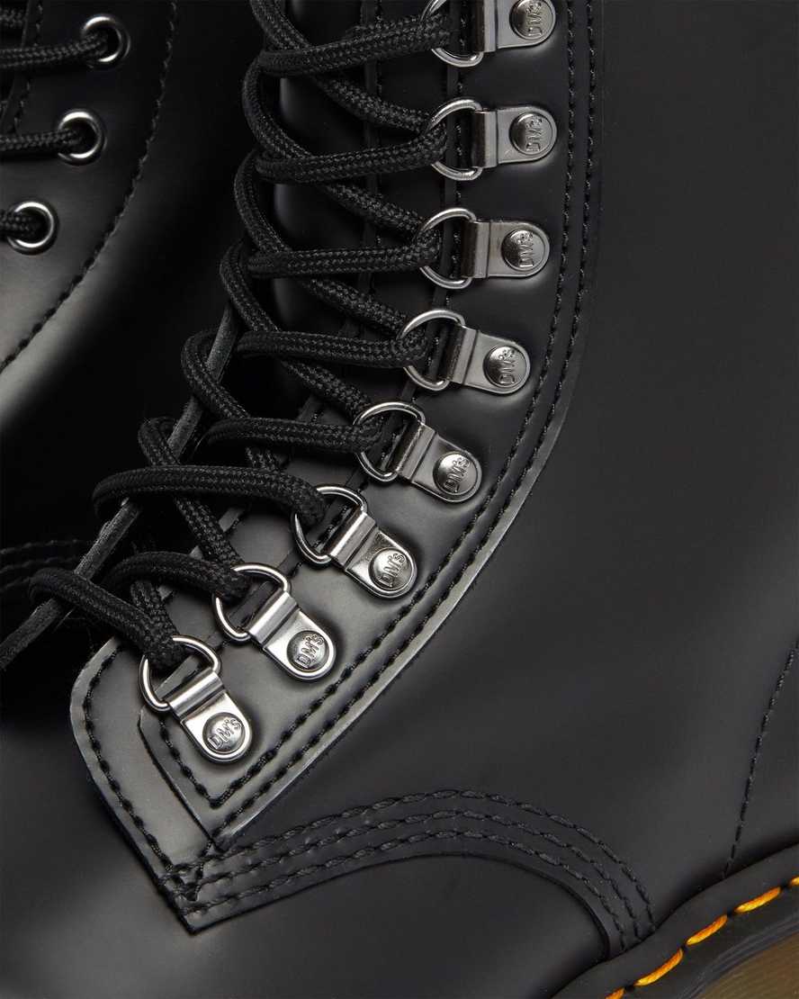schwarze dr. martens 1460 pascal verso smooth herren-schnürstiefel