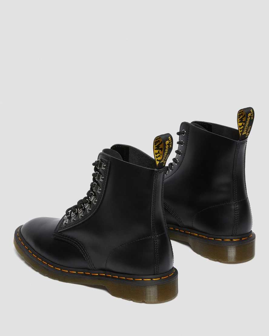 schwarze dr. martens 1460 pascal verso smooth herren-schnürstiefel
