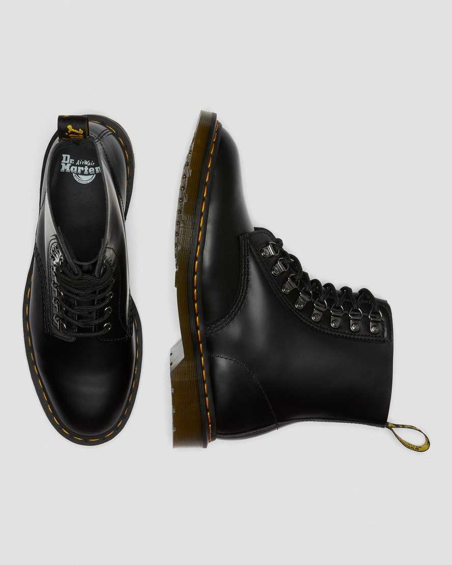 schwarze dr. martens 1460 pascal verso smooth herren-schnürstiefel