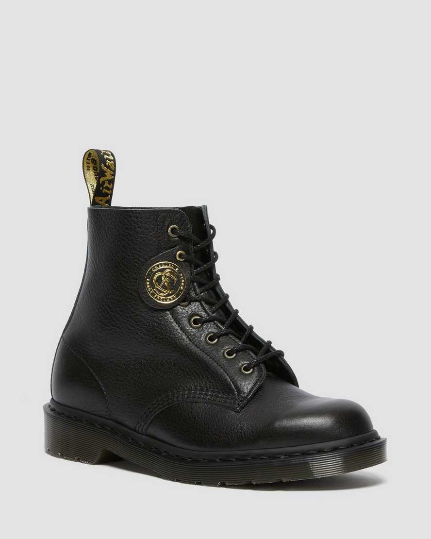 schwarze dr. martens 1460 pascal herren-schnürstiefel