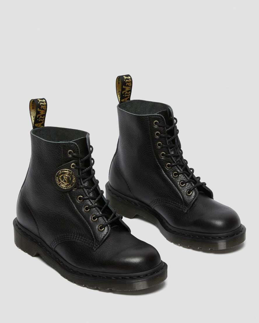 schwarze dr. martens 1460 pascal herren-schnürstiefel