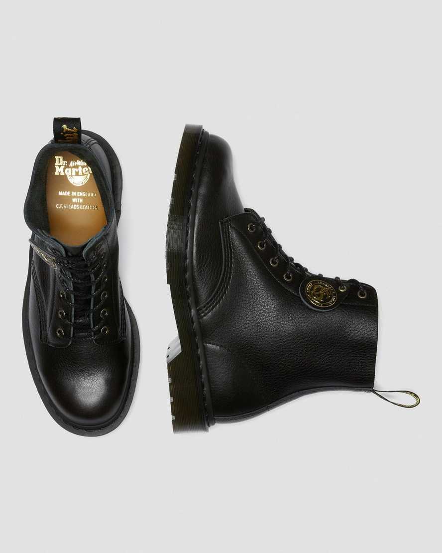 schwarze dr. martens 1460 pascal herren-schnürstiefel