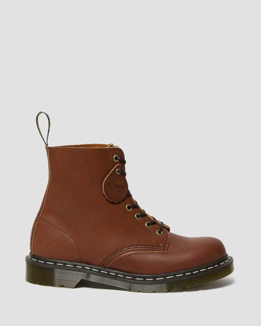dr. martens 1460 herren-schnürstiefel hellbraun pflanzlich gegerbt