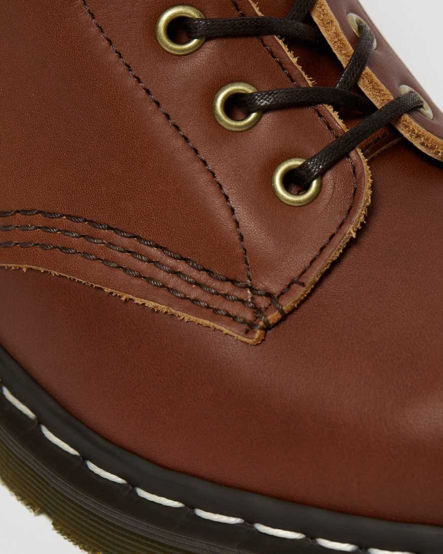 dr. martens 1460 herren-schnürstiefel hellbraun pflanzlich gegerbt