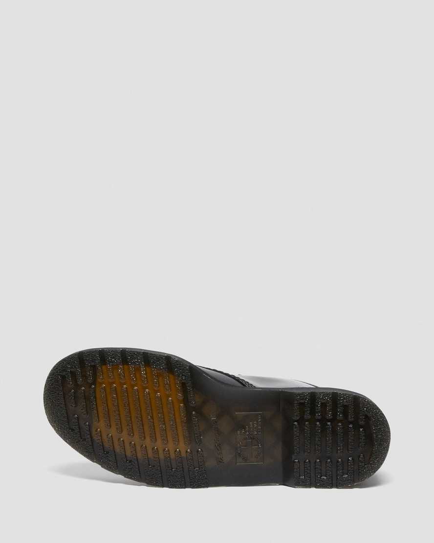 schwarze dr. martens 1460 elastic smooth herren-schnürstiefel