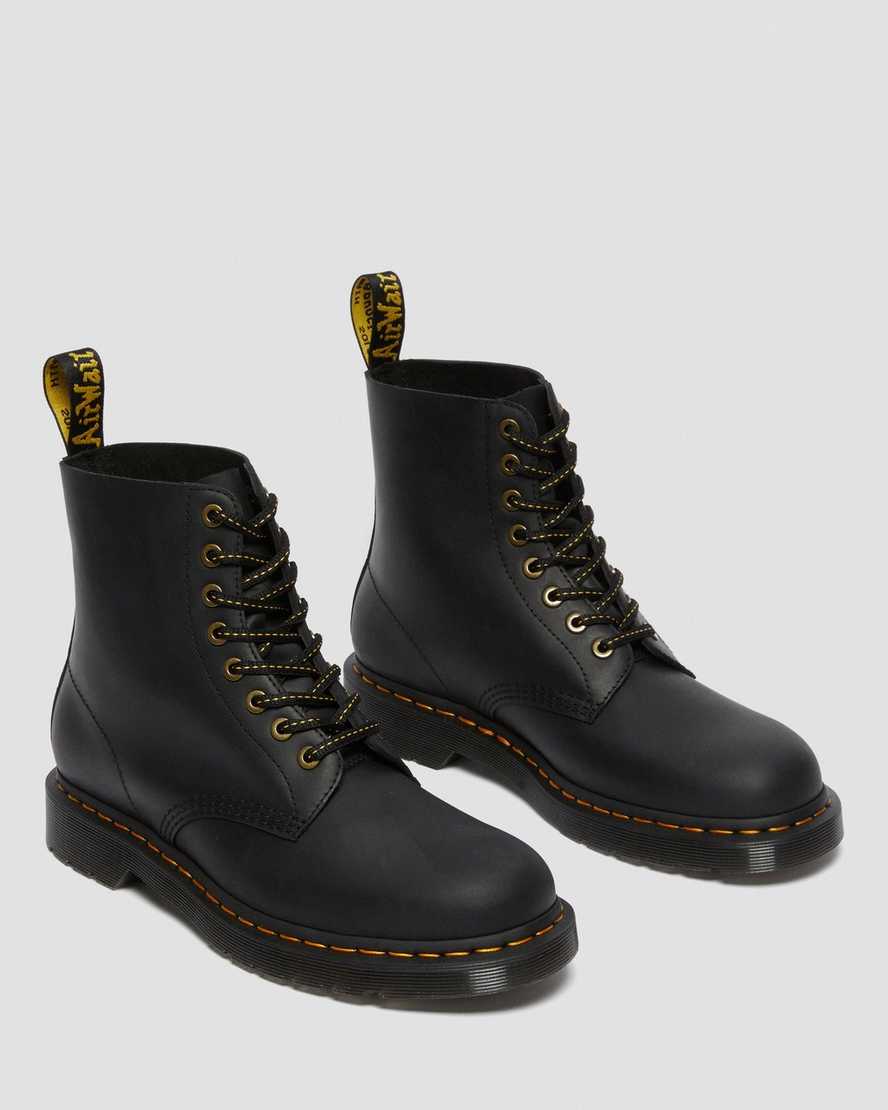 schwarze dr. martens 1460 pascal herren-schnürstiefel