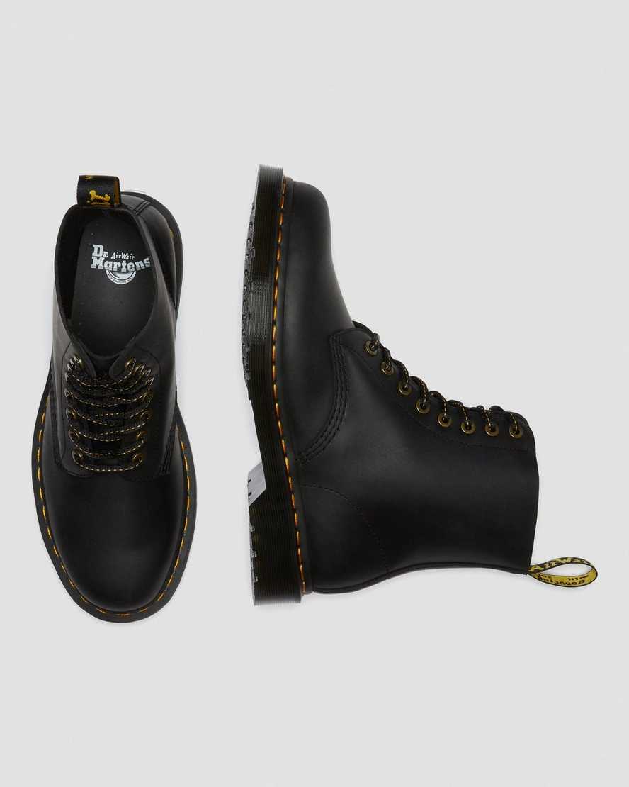 schwarze dr. martens 1460 pascal herren-schnürstiefel