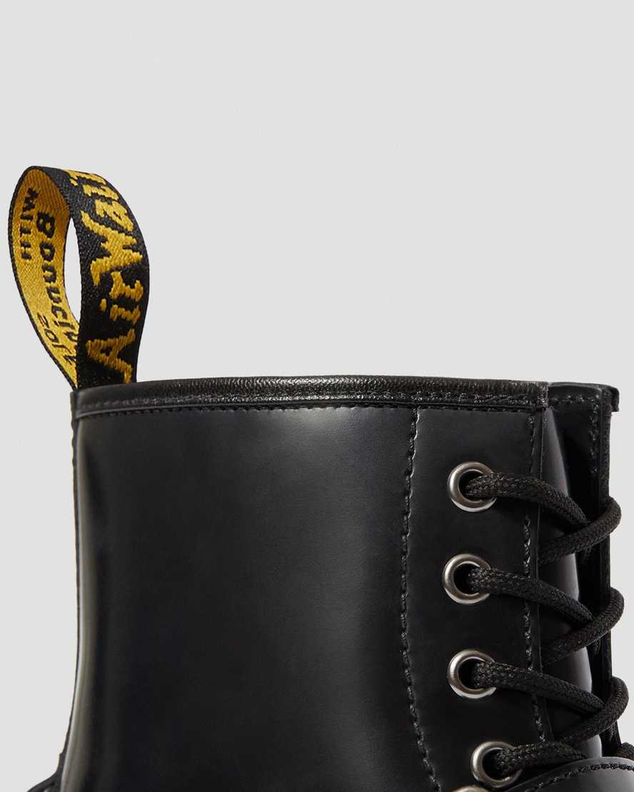 schwarze dr. martens 1460 harness herren-schnürstiefel