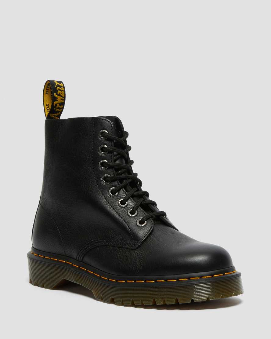 schwarze dr. martens 1460 pascal bex herren-schnürstiefel