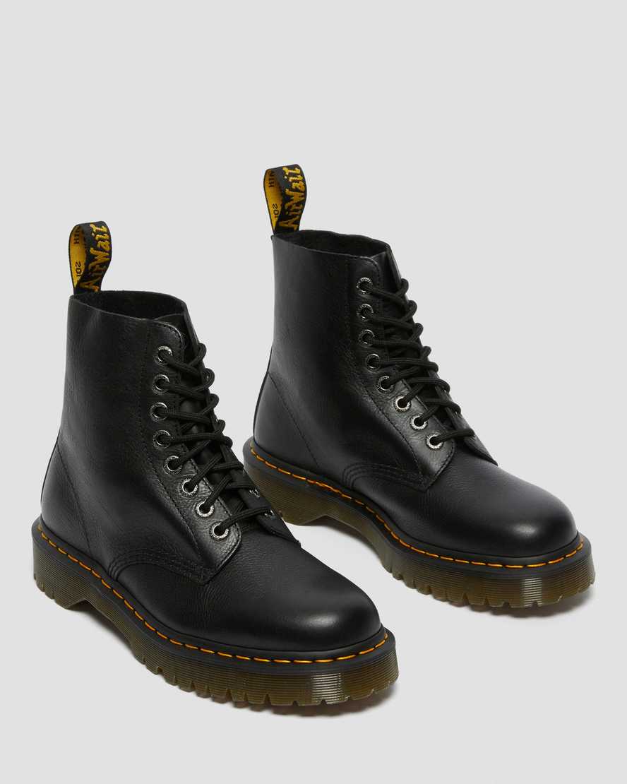 schwarze dr. martens 1460 pascal bex herren-schnürstiefel