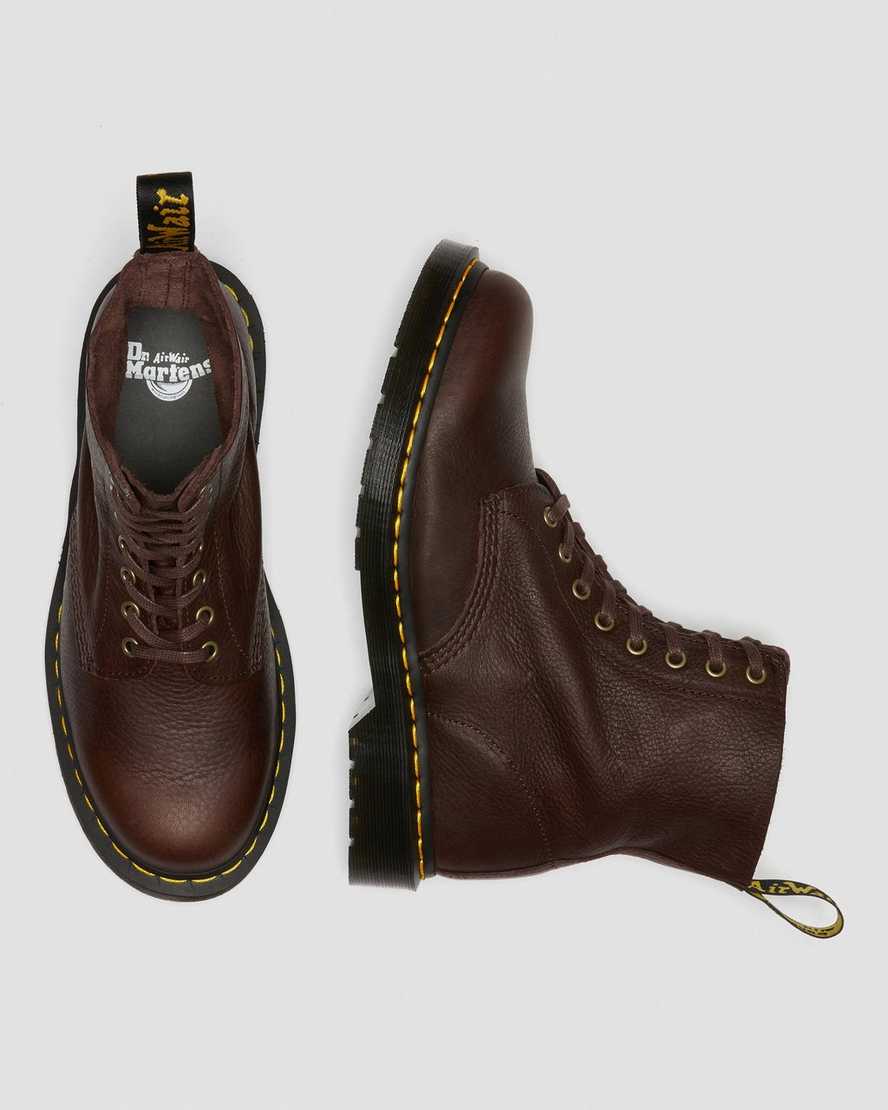 braune dr. martens 1460 pascal ambassador herren-schnürstiefel