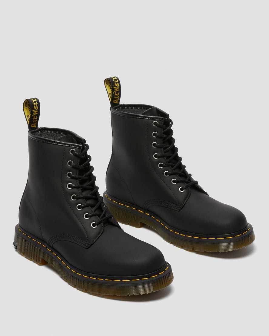 schwarze dr. martens 1460 dm wintergrip herren-schnürstiefel