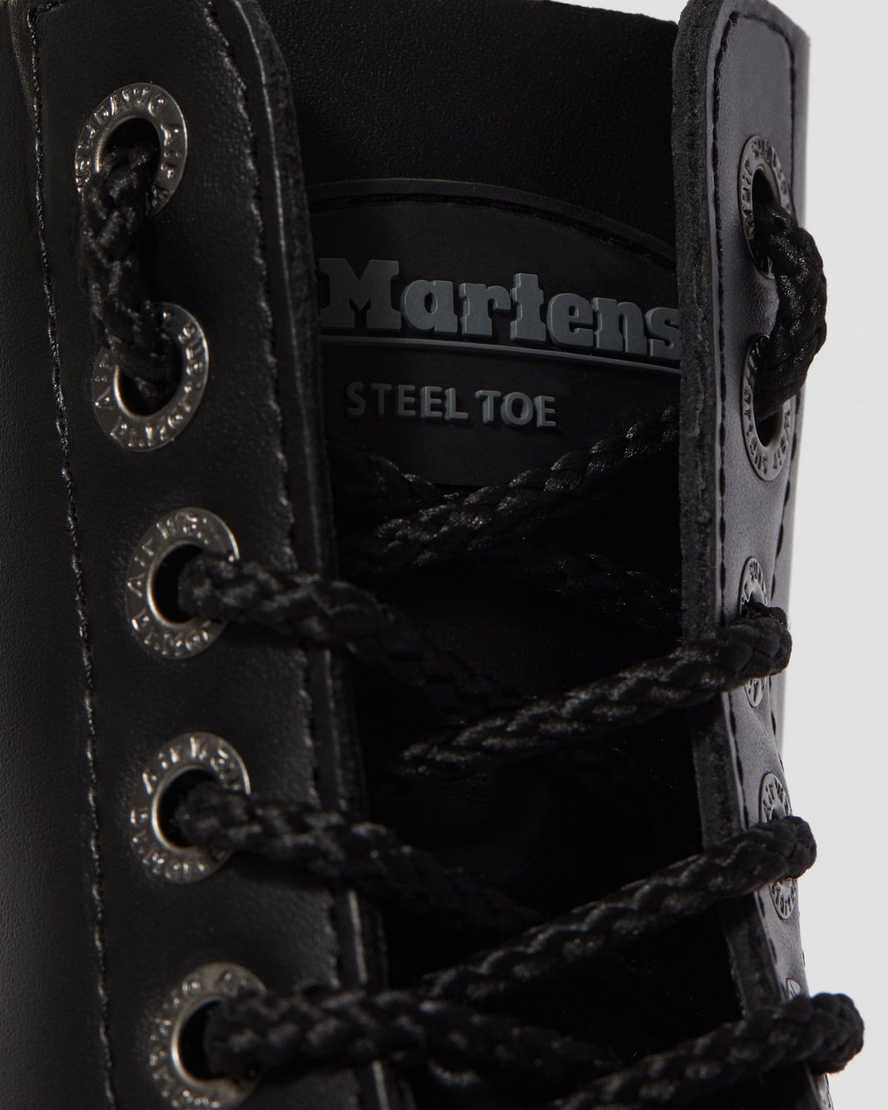 schwarze dr. martens 8761 bxb herrenstiefel mittelhoch