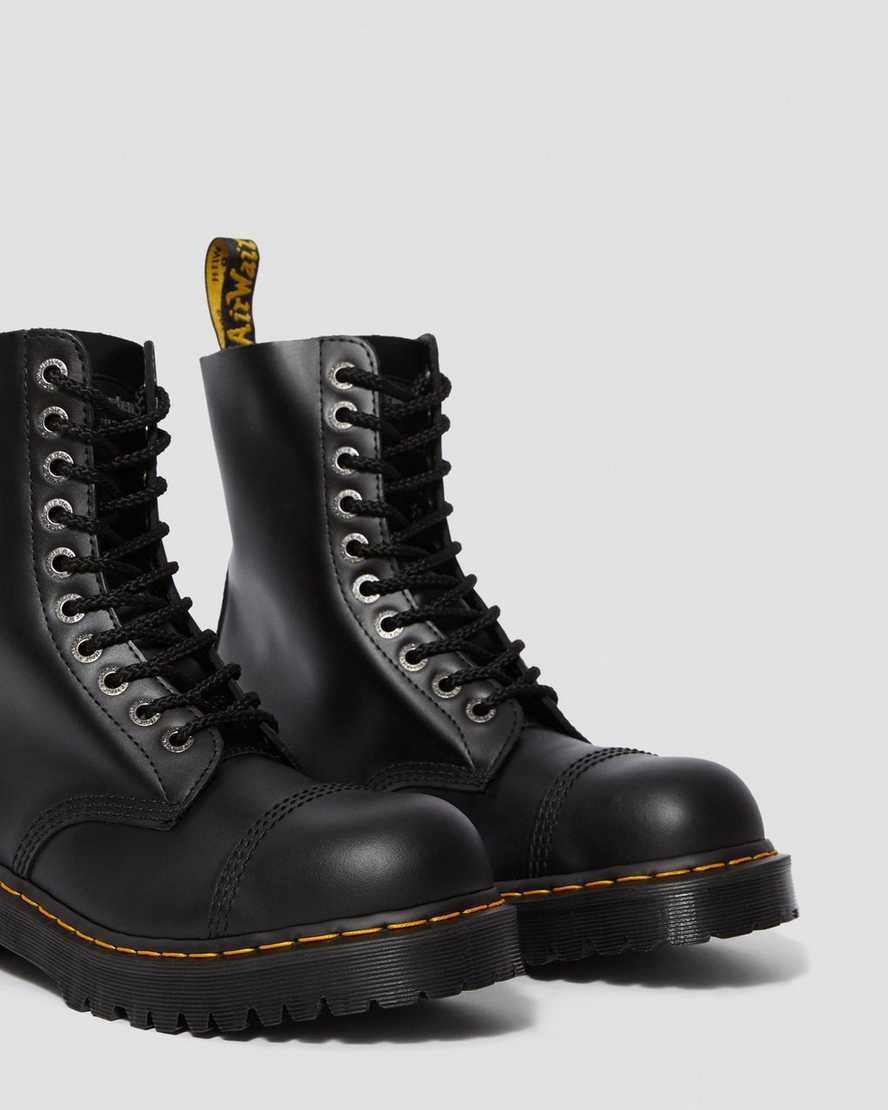 schwarze dr. martens 8761 bxb herrenstiefel mittelhoch