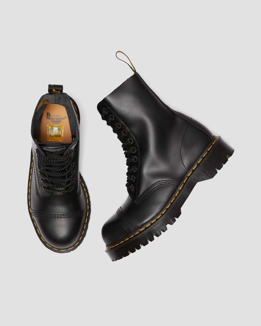 schwarze dr. martens 8761 bxb herrenstiefel mittelhoch