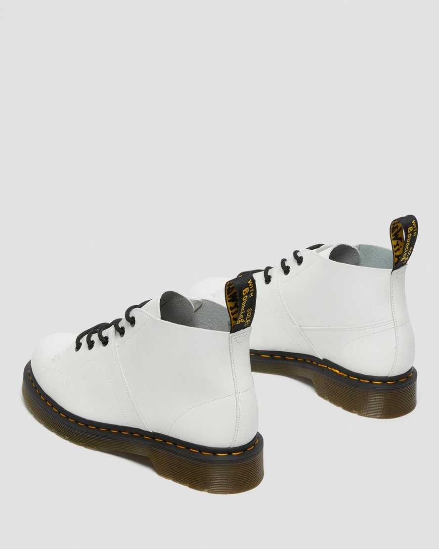 weiße dr. martens church smooth herren-monkey-boots