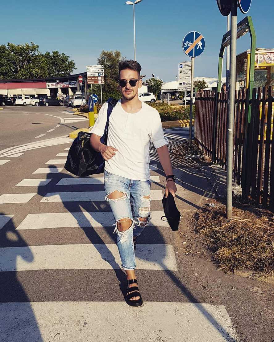 schwarze dr. martens gryphon brando herren-gladiatorensandalen