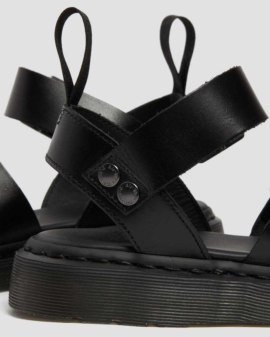 schwarze dr. martens gryphon brando herren-gladiatorensandalen
