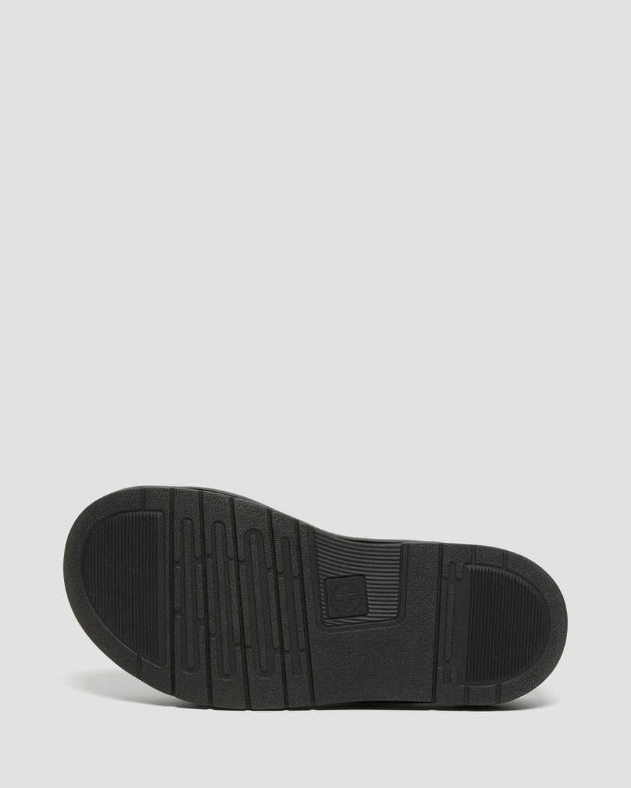 schwarze dr. martens chilton herren-sandalen