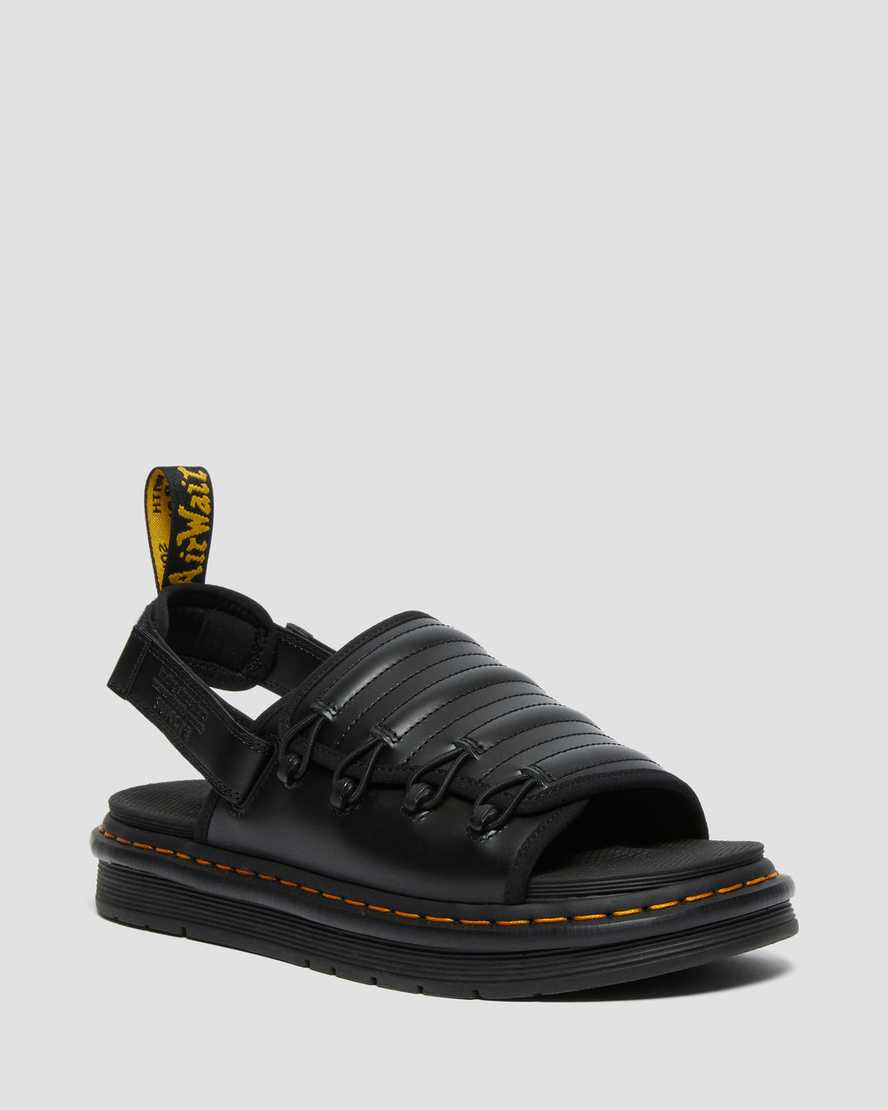 schwarze dr. martens mura suicoke herren-sandalen