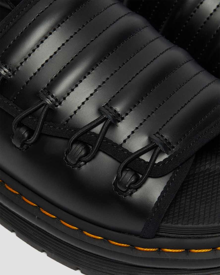 schwarze dr. martens mura suicoke herren-sandalen