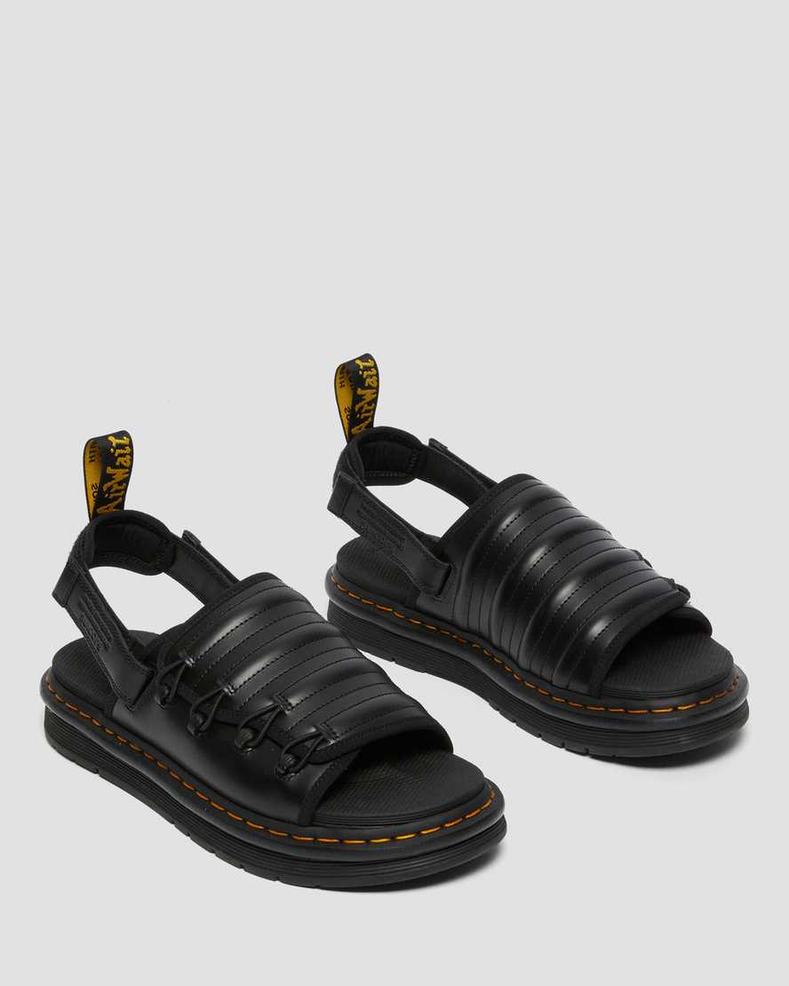 schwarze dr. martens mura suicoke herren-sandalen
