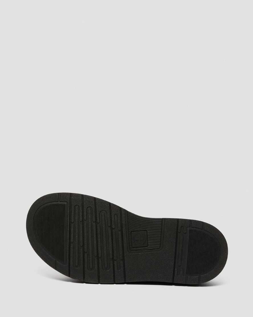 hellbraune dr. martens dax luxor herren-sandalen