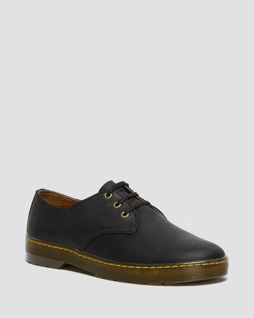 schwarze dr. martens coronado wyoming herren-freizeitschuhe