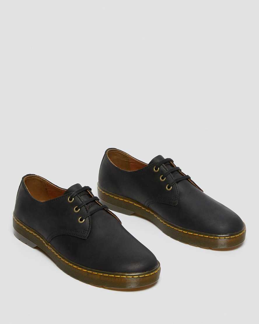 schwarze dr. martens coronado wyoming herren-freizeitschuhe