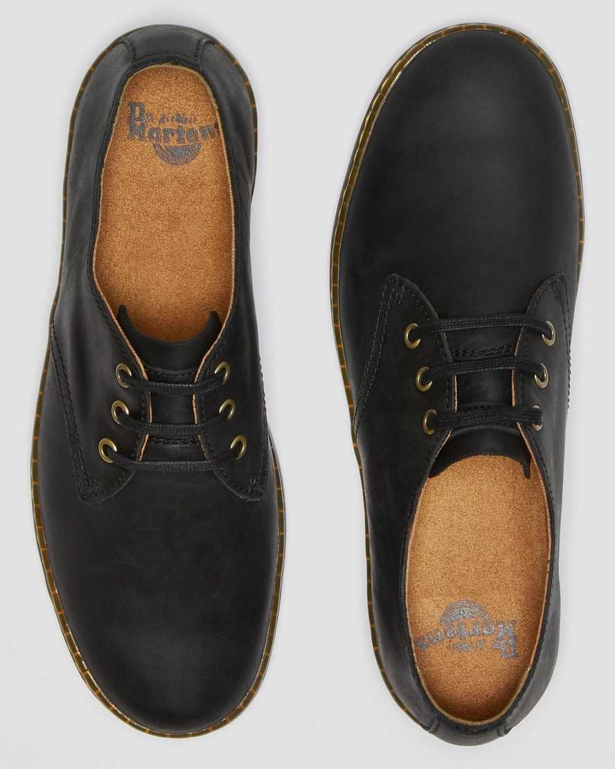 schwarze dr. martens coronado wyoming herren-freizeitschuhe