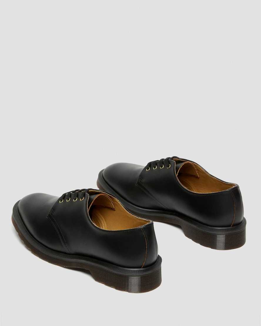 schwarze dr. martens smiths vintage smooth herren-freizeitschuhe