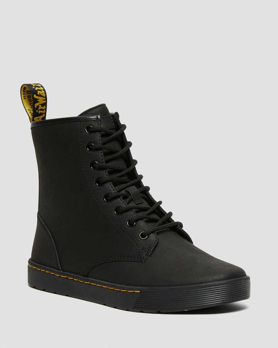 schwarze dr. martens cairo herren-freizeitschuhe