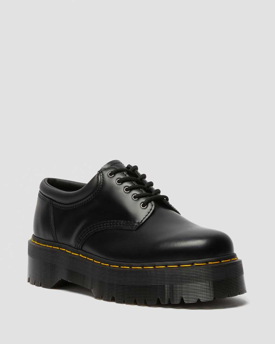 schwarze dr. martens 8053 plateau-herren-freizeitschuhe