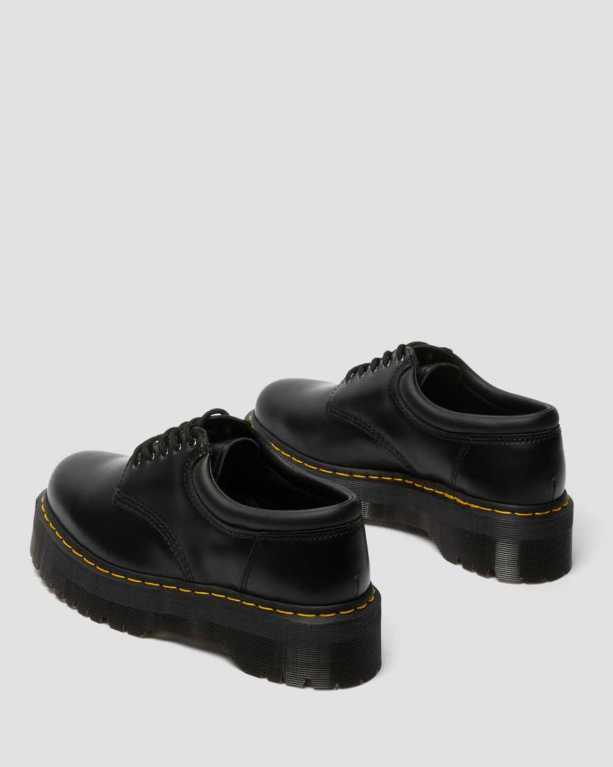schwarze dr. martens 8053 plateau-herren-freizeitschuhe