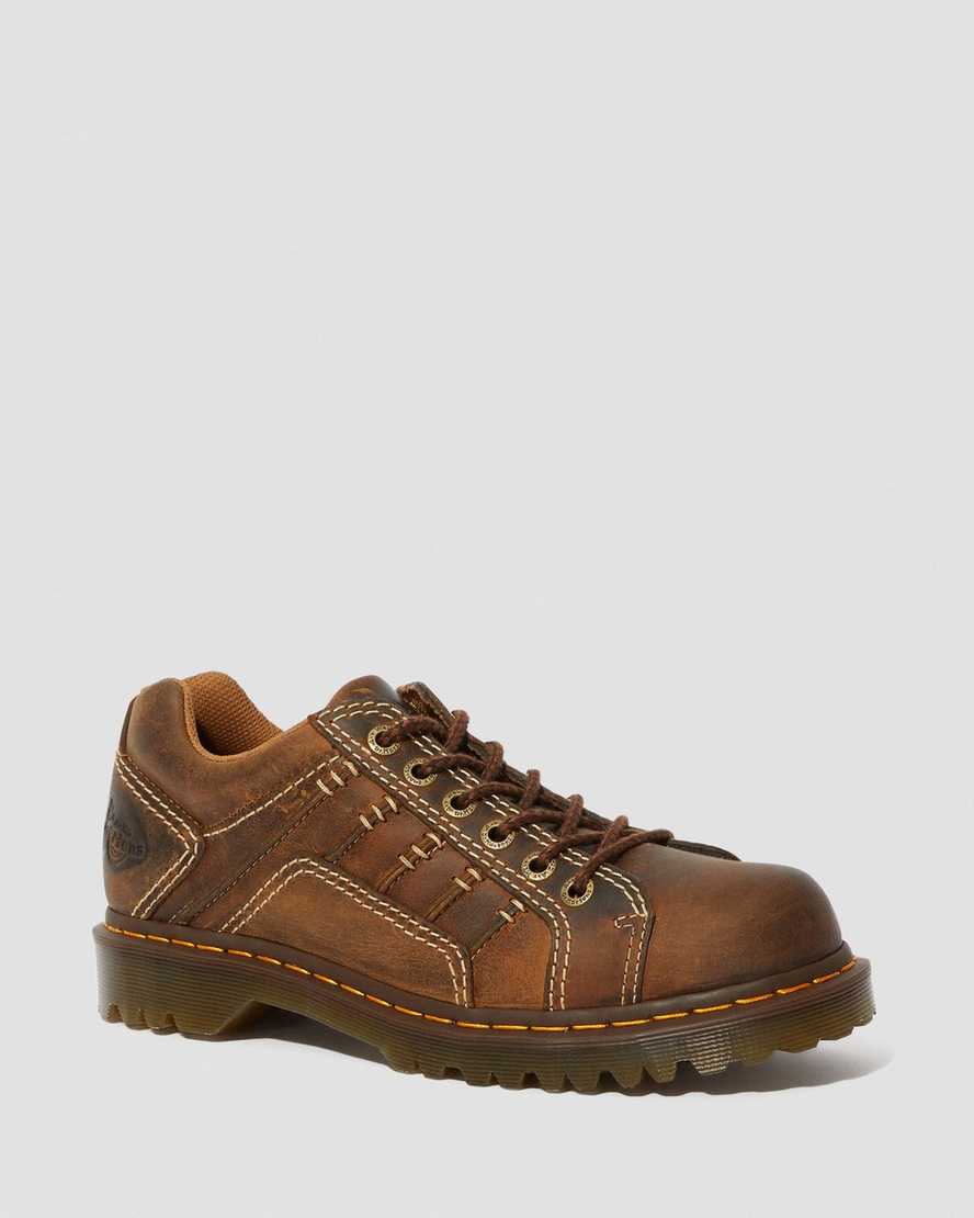 hellbraune dr. martens keith herren-freizeitschuhe