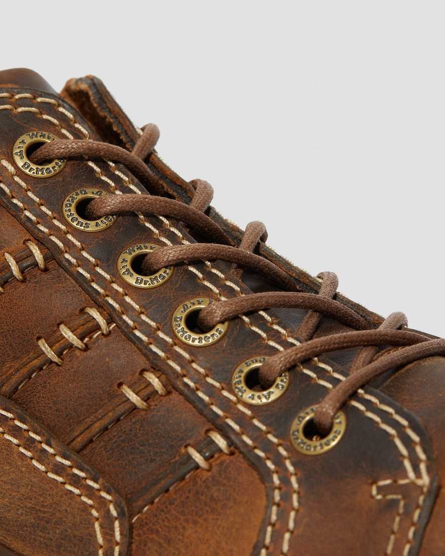 hellbraune dr. martens keith herren-freizeitschuhe