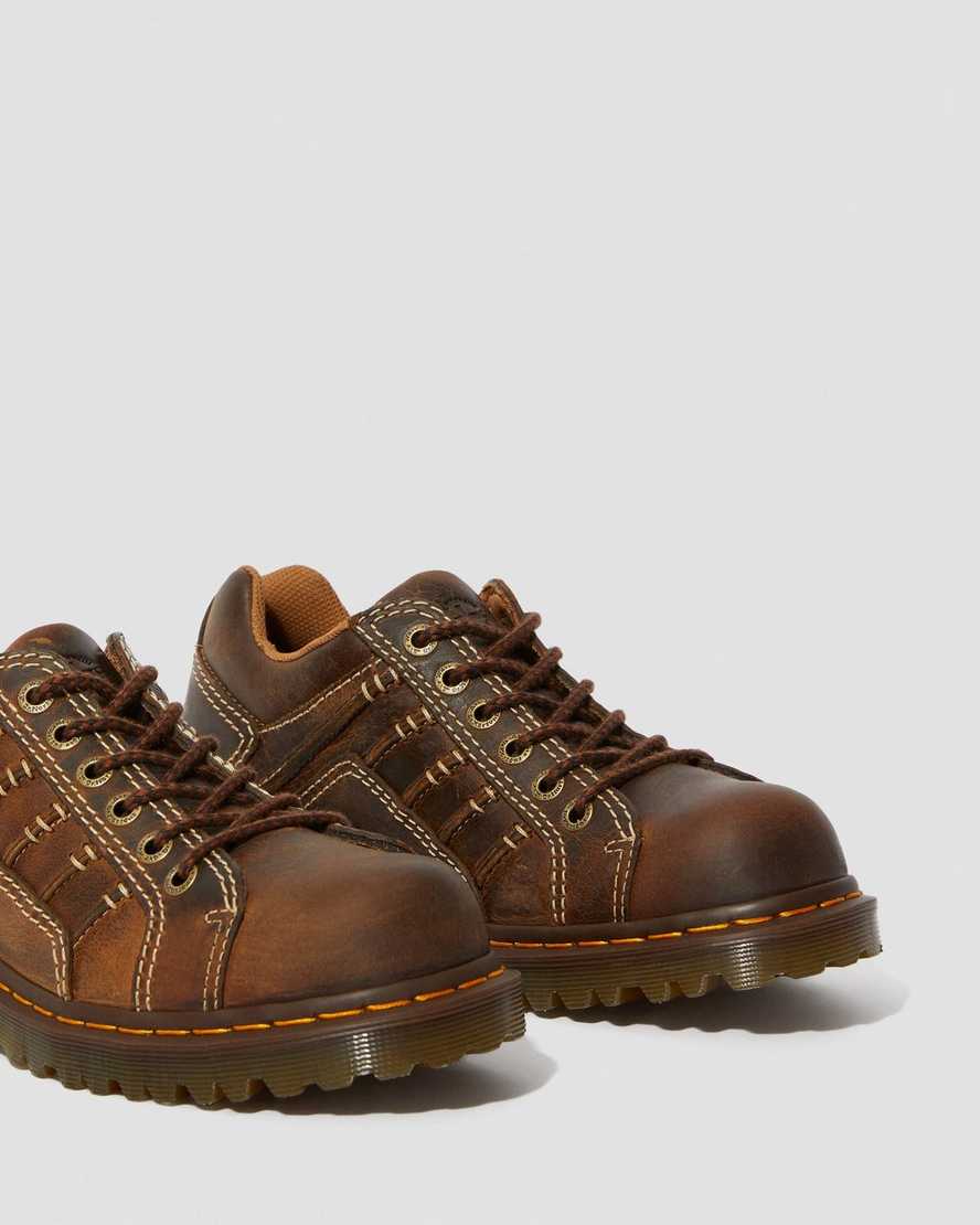 hellbraune dr. martens keith herren-freizeitschuhe