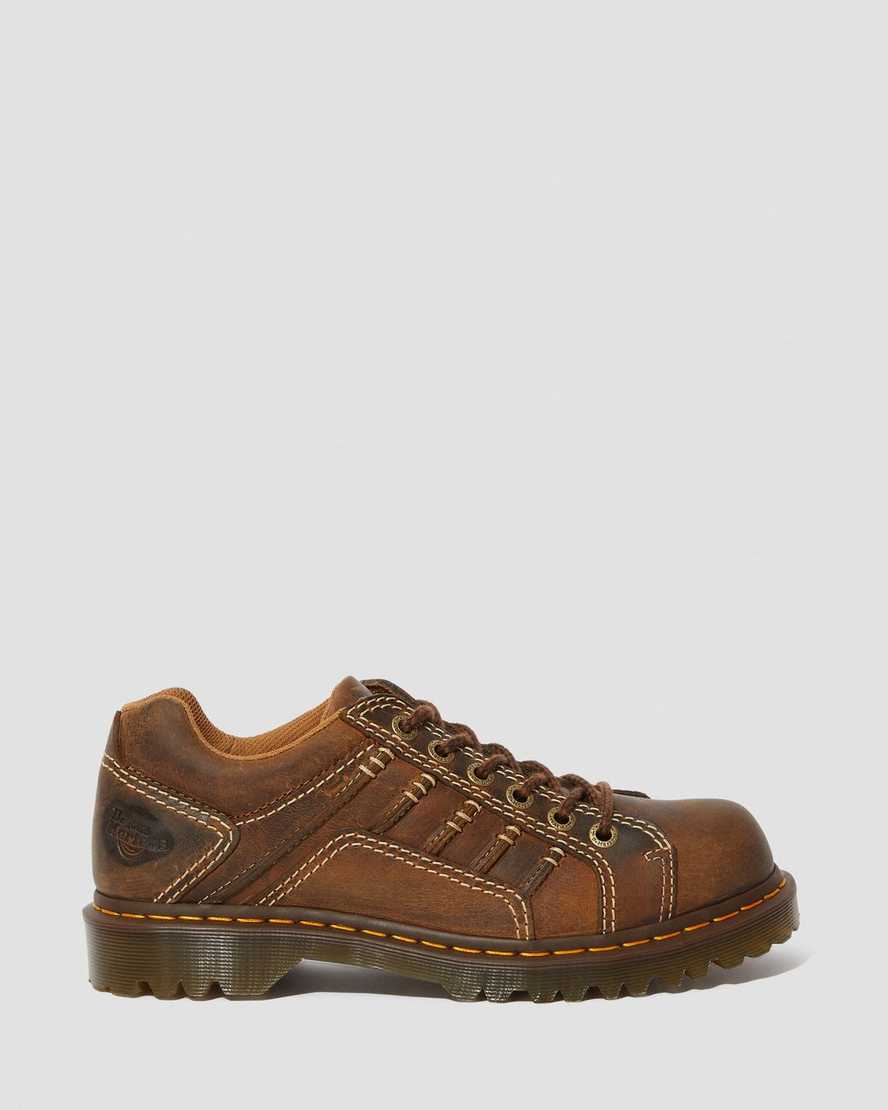 hellbraune dr. martens keith herren-freizeitschuhe