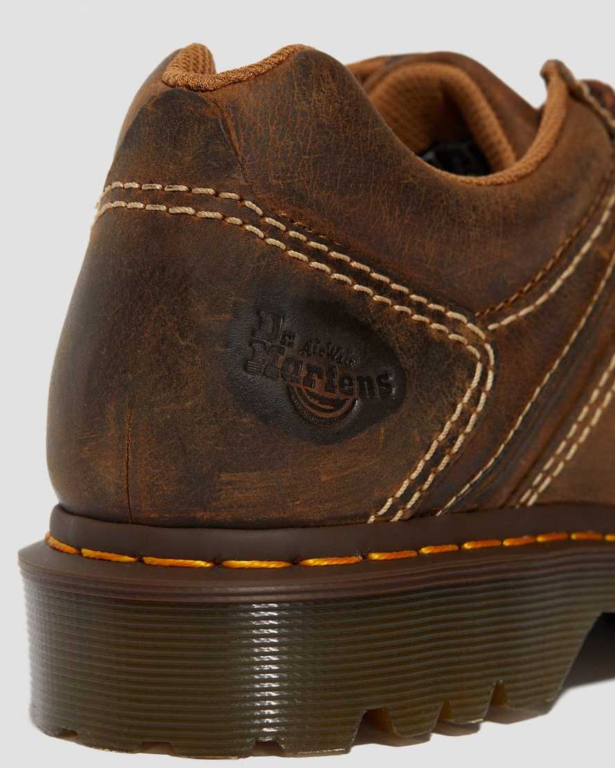 hellbraune dr. martens keith herren-freizeitschuhe