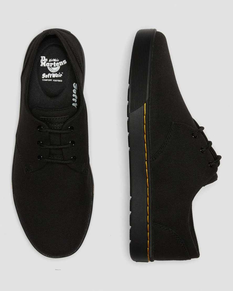 schwarze dr. martens cairo low herren-freizeitschuhe