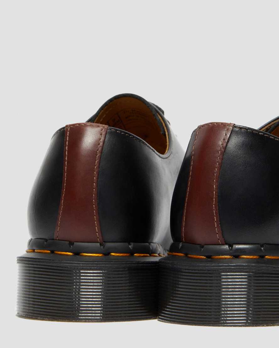 schwarze dr. martens 1461 abruzzo herren-oxfordschuhe