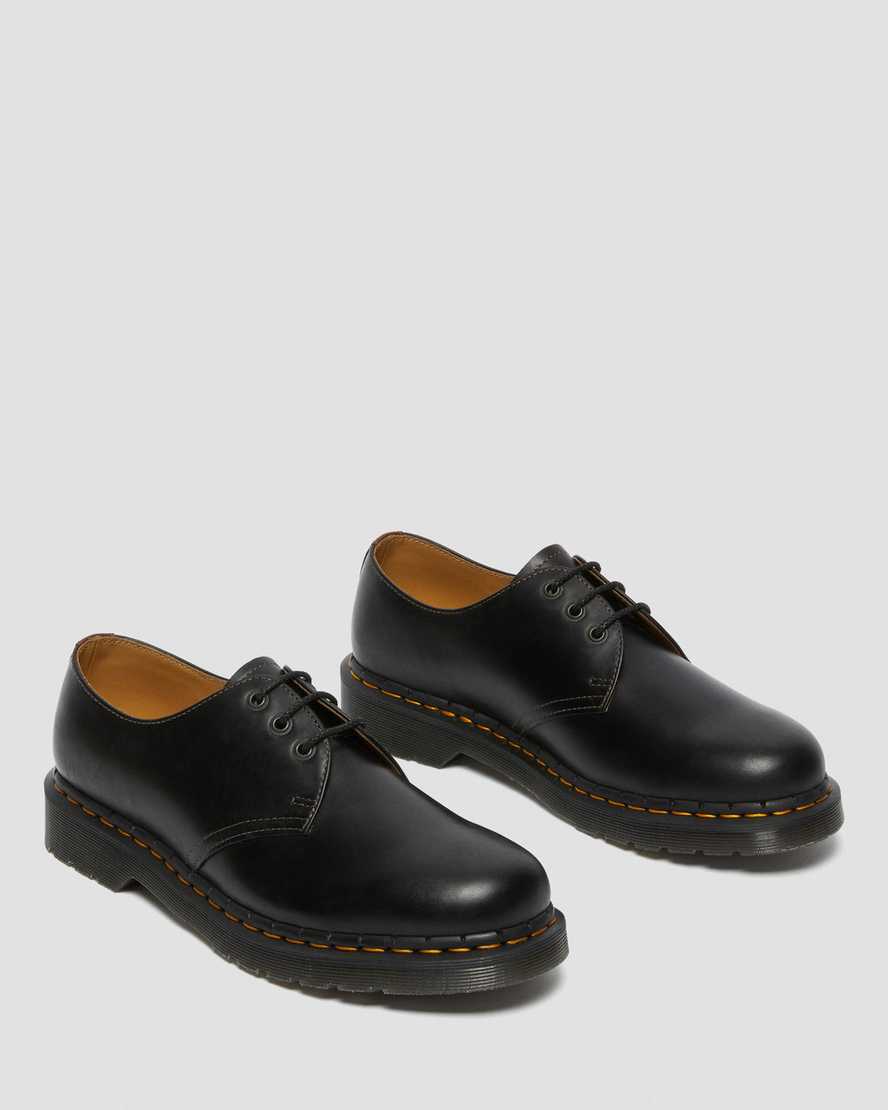 schwarze dr. martens 1461 abruzzo herren-oxfordschuhe