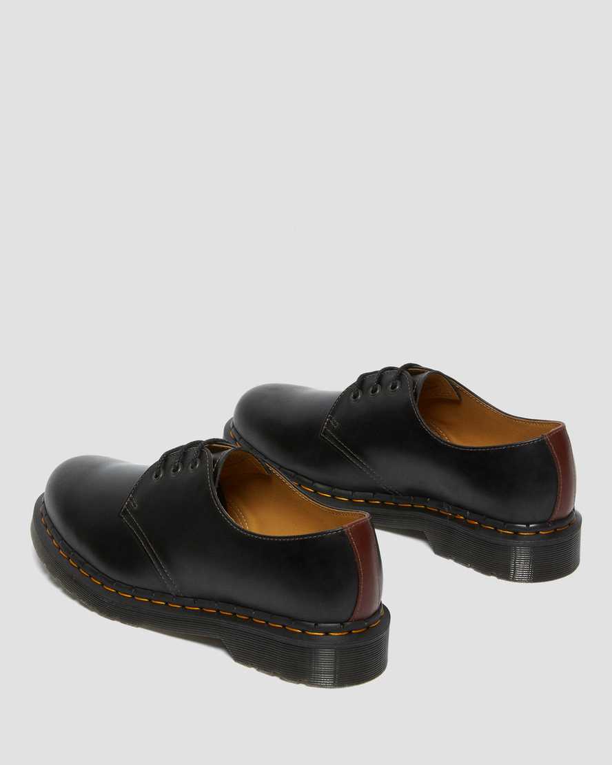 schwarze dr. martens 1461 abruzzo herren-oxfordschuhe
