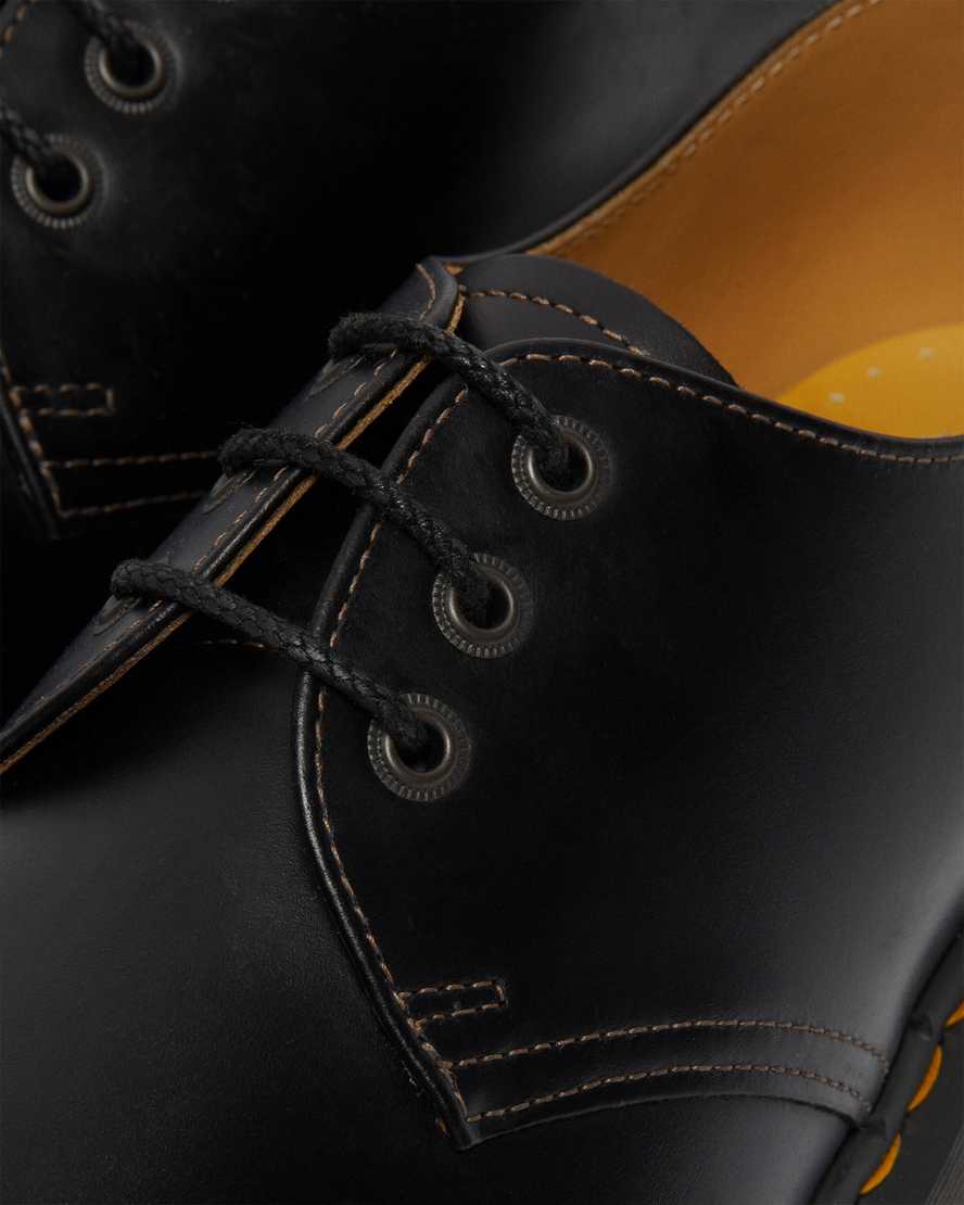 schwarze dr. martens 1461 abruzzo herren-oxfordschuhe