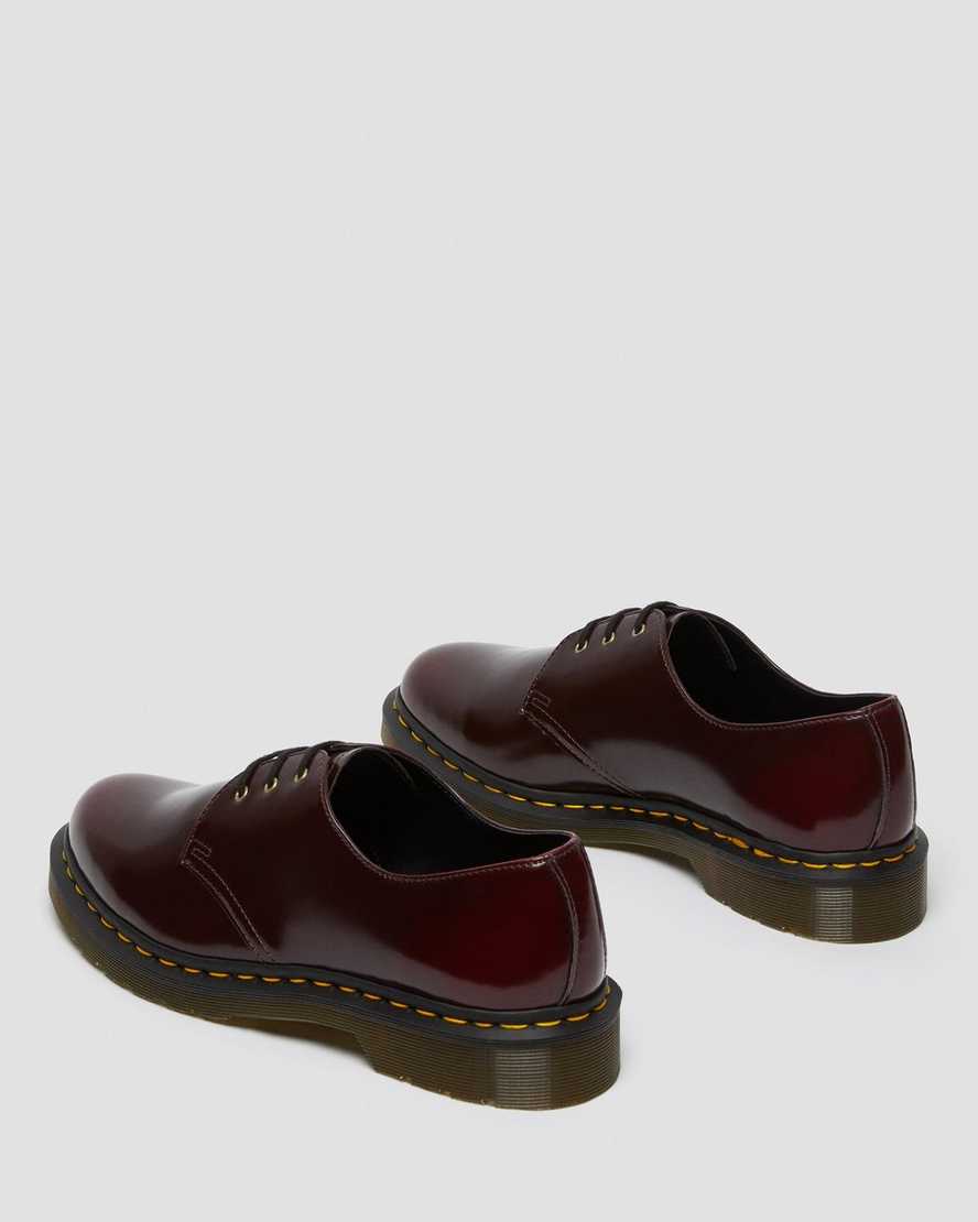 rote dr. martens 1461 herren-oxfordschuhe