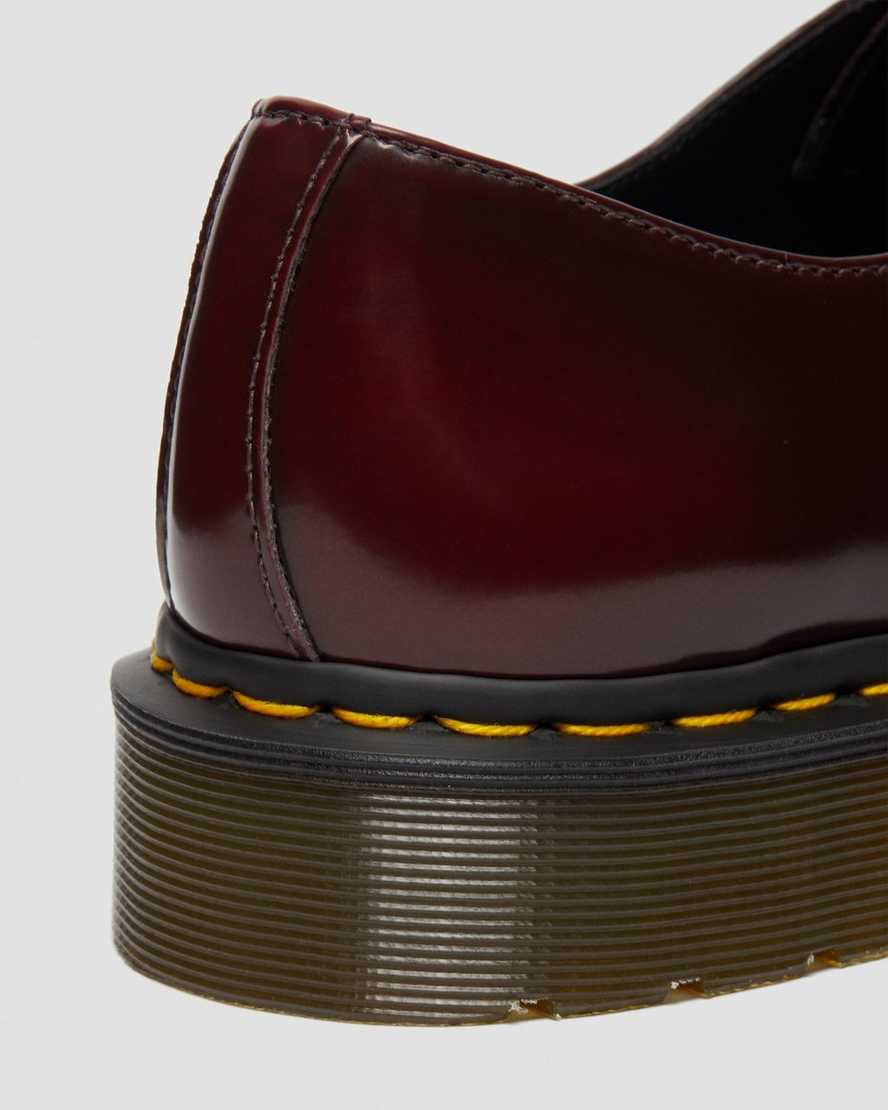 rote dr. martens 1461 herren-oxfordschuhe