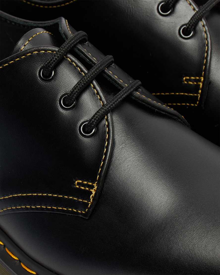 schwarze dr. martens 1461 atlas herren-oxfordschuhe