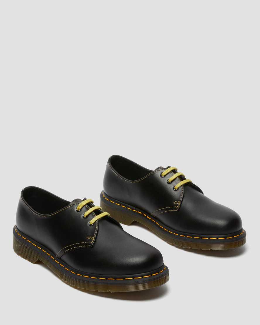 schwarze dr. martens 1461 atlas herren-oxfordschuhe