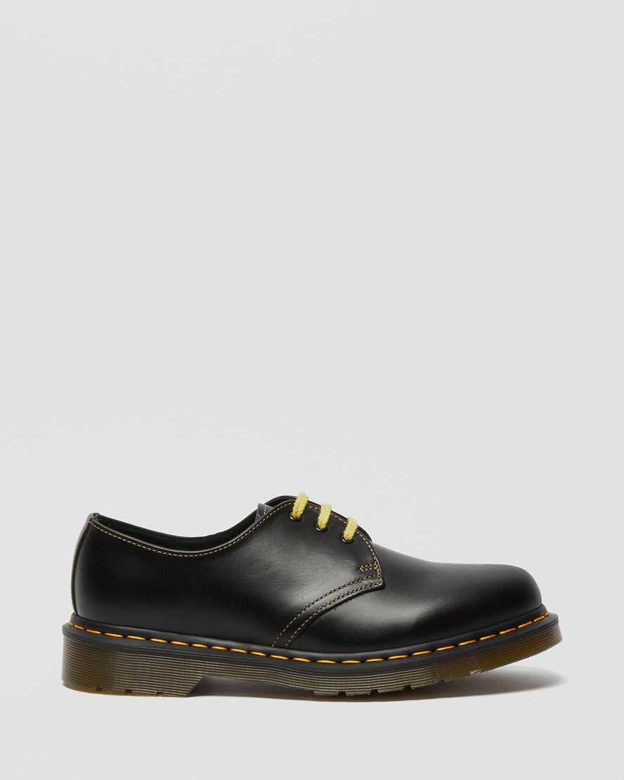 schwarze dr. martens 1461 atlas herren-oxfordschuhe
